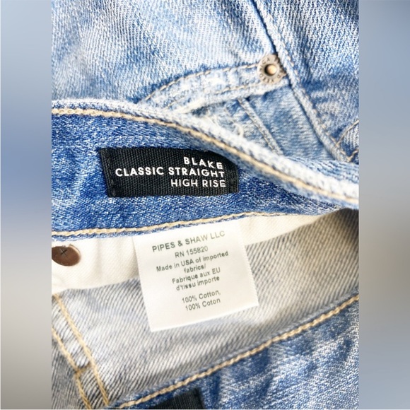 Veronica Beard Blake Classic Straight Distressed Jeans 25 - Picture 9 of 9